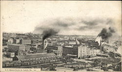 Looking South East From Prospect Hill St. Joseph, MO Postcard Postcard Postcard