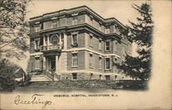 Memorial Hospital Postcard