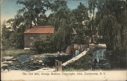 The Old Mill, Sleepy Hollow Postcard