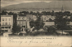 Newburgh, Fishkill and Incline from Downing Park New York Postcard Postcard Postcard