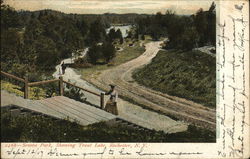 Seneca Park, Showing Trout Lake Postcard