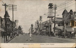 Bird's Eye View Main Avenue Coney Island, NY Postcard Postcard Postcard