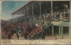 Grand Stand, Race Track, State Fair Dallas, TX Postcard Postcard Postcard