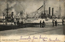 League Island Navy Yard Postcard