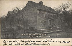 Old Hempstead House New London, CT Postcard Postcard Postcard