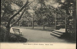 Rustic Bowers in Elitch's Gardens Denver, CO Postcard Postcard Postcard