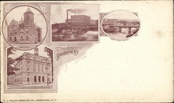 Greetings from Binghamton New York Postcard Postcard Postcard