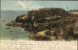 Castle Rock Marblehead, MA Postcard Postcard Postcard