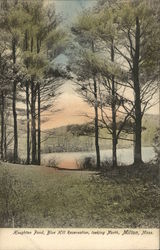 Houghton Pond, Blue Hill Reservation looking North Postcard