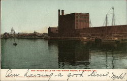 Flour Mills on the Water Front Postcard