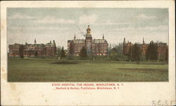 State Hospital for the Insane Middletown, NY Postcard Postcard Postcard