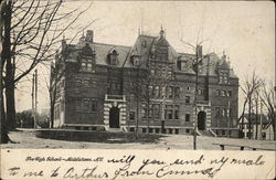 The High School Middletown, NY Postcard Postcard Postcard