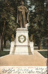 Lincoln Monument, Prospect Park BROOKLYN N.J. Postcard