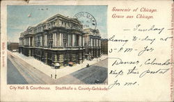 City Hall & Courthouse Postcard