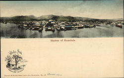 Harbor of Honolulul Hawaii Postcard Postcard Postcard