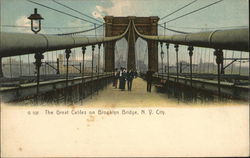 The Great Ga orkbles on Brooklyn Bridge Postcard