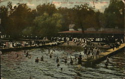 Bathing Scene, Lake Maxinkuckee Culver, IN Postcard Postcard Postcard