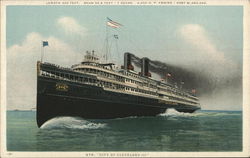 Steamer "City of Cleveland III" Postcard