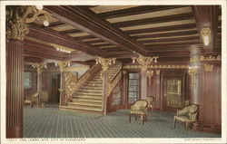 The Lobby, Str. City of Cleveland Postcard