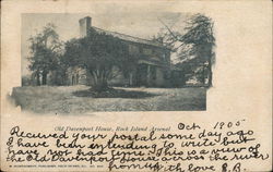 Old Davenport House, Rock Island Arsenal Postcard