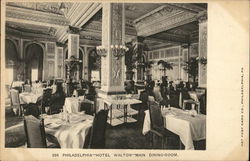 Hotel Walton - Main Dining Room Postcard