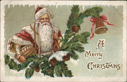 A Merry Christmas Santa Claus Postcard Postcard Postcard