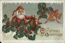 Christmas Greetings Postcard