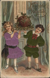 A Joyful Yuletide Children Postcard Postcard Postcard