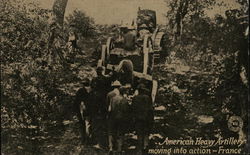 American Heavy Artillery Postcard