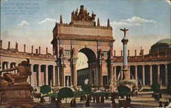 Arch of the Rising Sun, Court of the Universe 1915 Panama-Pacific Exposition Postcard Postcard Postcard