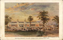 State's Exhibit Palace, Jamestown Exposition 1907 Postcard