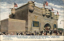 Arena of the Battle of the Monitor and Merrimac 1909 Alaska Yukon-Pacific Exposition Postcard Postcard Postcard