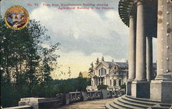 Manufacturers Building and Agricultural Building in Distance Postcard