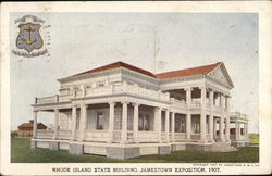 Rhode Island State Building, Jamestown Exposition, 1907 Postcard