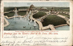 Greetings from the World's Fair at St. Louis, Mo 1904 1904 St. Louis Worlds Fair Postcard Postcard Postcard