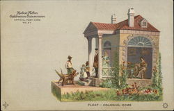 Float - Colonial Home Postcard