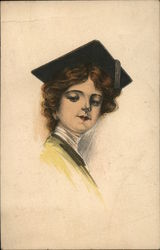 Young Woman Graduate Postcard