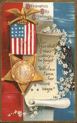 Decoration Day Greeting Memorial Day Postcard Postcard Postcard