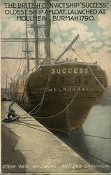 The British Convict Ship "Success" Boats, Ships Postcard Postcard Postcard