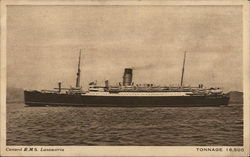 Cunard R.M.S. Lancastria Steamers Postcard Postcard Postcard