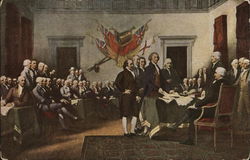 Declaration of Independence Postcard