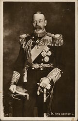 H. M. King George V Royalty Postcard Postcard Postcard