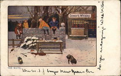 The Waits - Dewar's Whisky Advertising Postcard Postcard Postcard