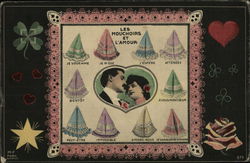 Les Mouchoirs et l'Amour Postcard