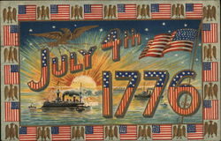 July 4th 1776 Postcard