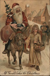 All Good Wishes for Christmas Postcard