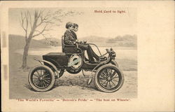 Rare Oldsmobile Hold to Light Cars Postcard Postcard