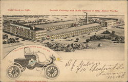 Rare Oldsmobile Motor Works Postcard