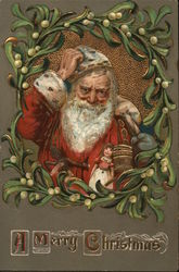 A Merry Christmas Santa Claus Postcard Postcard Postcard