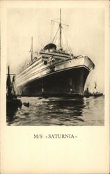 M/S Saturnia Boats, Ships Postcard Postcard Postcard